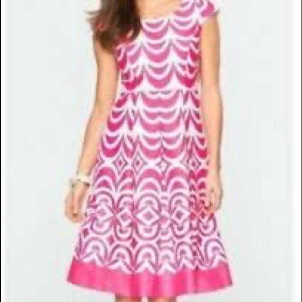 Talbot’s pink and white dress size 14